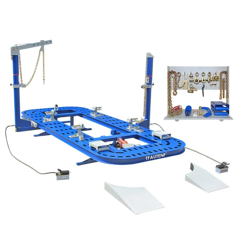 Car Frame Straightening - Pneumatic Hydraulic Car Bench Frame Machine
