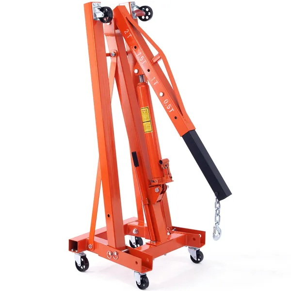 VEVOR Hydraulic Engine Hoist w – обзор и цена Engine Hoist Crane