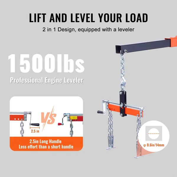 VEVOR Hydraulic Engine Hoist w – обзор и цена Engine Hoist Crane