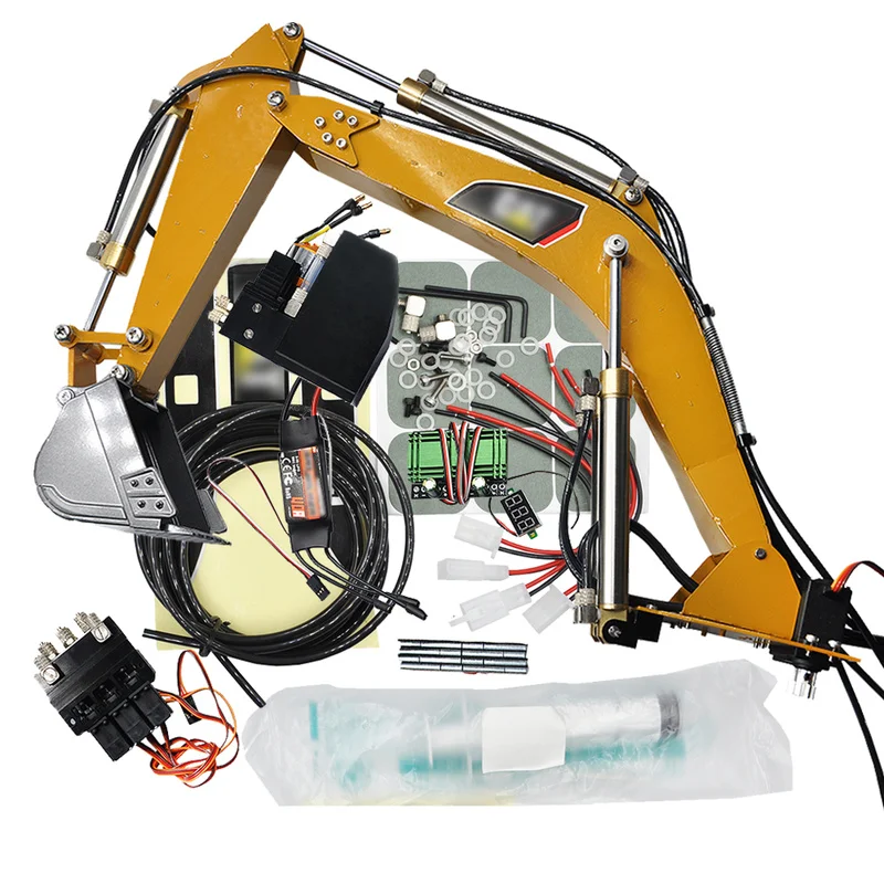 RC Excavator Metal Hydraulic M – обзор и цена Engine Hoist Crane