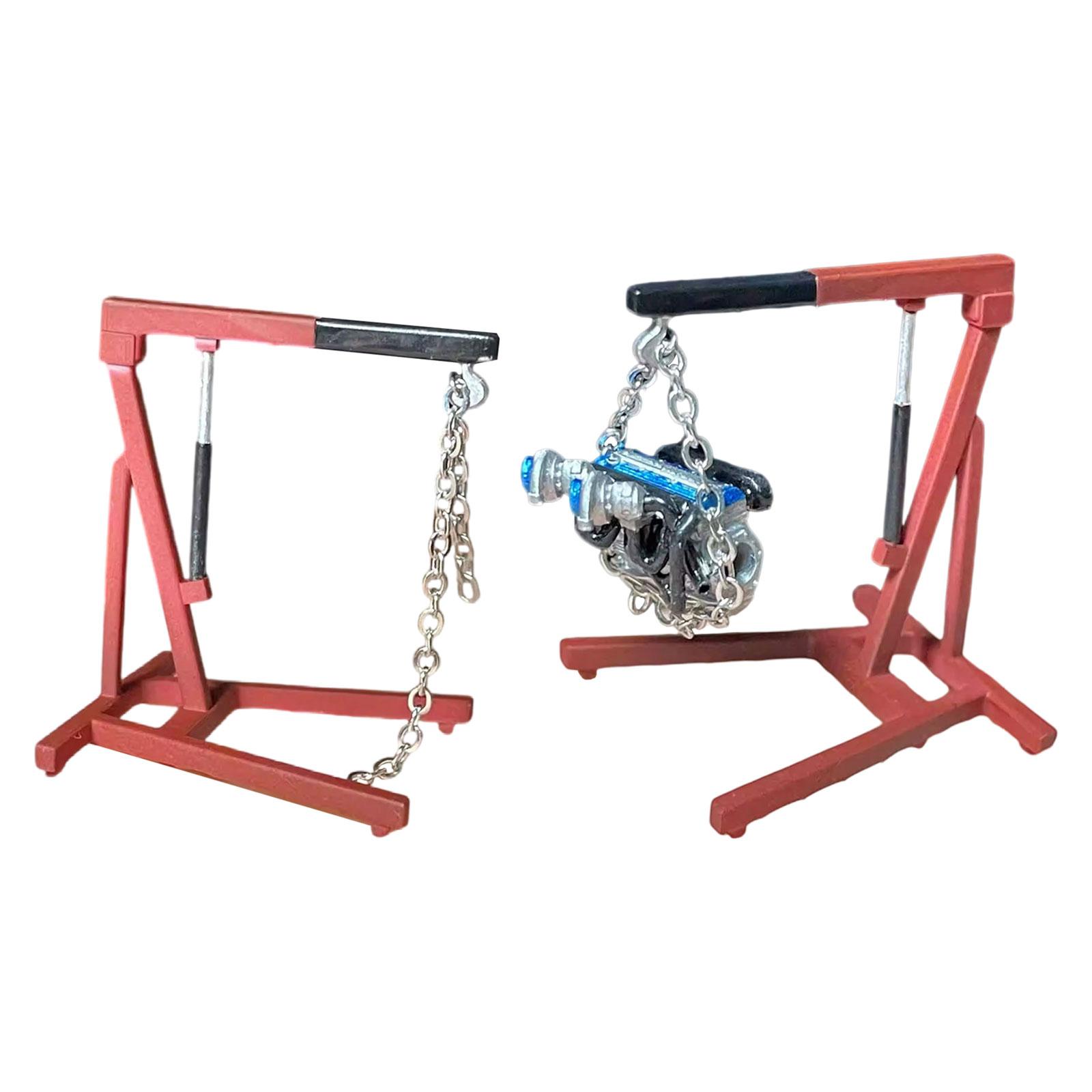 1:64 Diorama Car Engine Crane  – обзор и цена Engine Hoist Crane